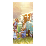 Banner "Hippie bus" fabric - Material:  -...