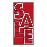 Motivdruck "Sale 3" aus Stoff   Info: SCHWER...