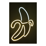 Motif LED "Banane" avec oeillets pour montage...