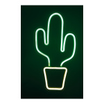 Motif LED " Cactus " avec oeillets pour montage...