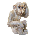 Monkey sitting, made of artificial resin     Size: H:...