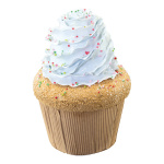 Cream cupcake XL, made of hard foam     Size: H: 24cm...