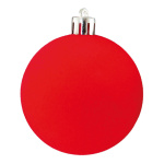 Christmas balls flocked 12 pcs./blister - Material:  -...