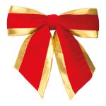Velvet bow with golden edge - Material:  - Color:...
