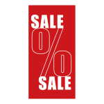Banner "Sale %" paper - Material:  - Color:...