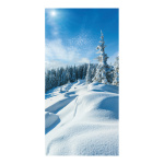 Banner "Snow idyll" fabric - Material:  -...