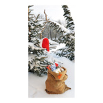 Motivdruck "Waldweihnachten" aus Stoff   Info:...