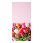 Motivdruck Tulpen Bouquet aus Stoff   Info: SCHWER...