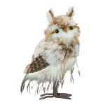 Owl  - Material: made of styrofoam/fake fur/feathers -...