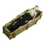 Skeleton in coffin makes sounds and moves - Material:...