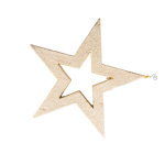 Star  - Material: made of styrofoam - Color: gold - Size:...
