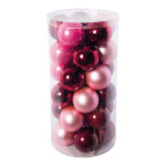 Boules de Noël  30 pcs/blister en plastique Color:...