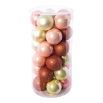 Christmas balls 30 pcs./blister - Material: made of...