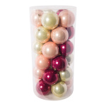 Boules de Noël  30 pcs/blister en plastique Color:...