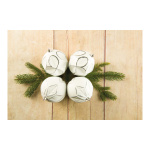 Christmas ball ornaments 4 pcs. - Material: made of...