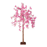Cerisier en fleurs Tronc en carton dur, fleurs, en soie...