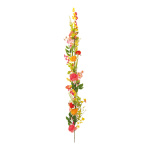 Flower garland out of plastic/artificial silk, one sided,...