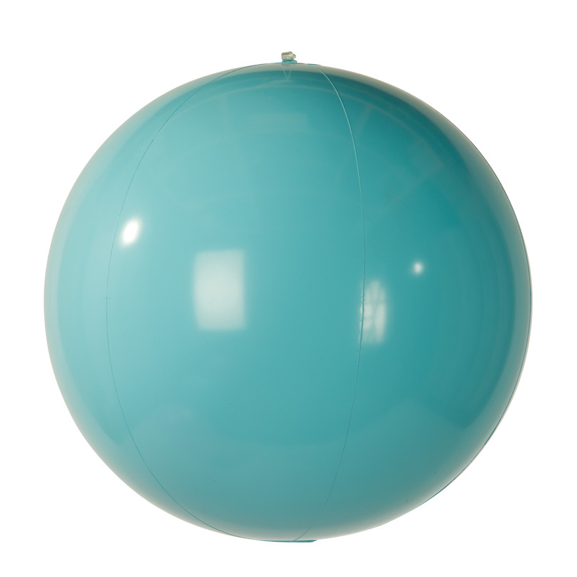 Ballon de plage gonflable PVC Color: rose/blanc Size: Ø 40cm - decopo, 4,30  €