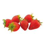 Strawberries 6 pcs./bag, out of plastic     Size: 5x4cm...
