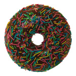Donut en polystyrène, dos plat     Taille: 20x5cm...