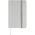 Basic Hardcover Notizbuch A6 Farbe: silber, Maße 1,3 x 9,1 x 14,2 cm