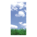 Motivdruck "Wolken und Gras" aus Stoff   Info:...
