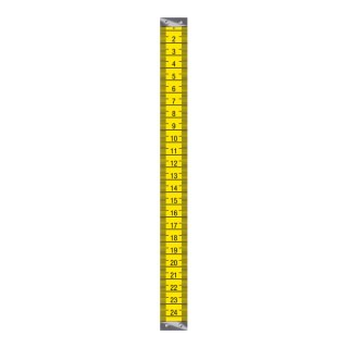 Motif imprimé "Mètre ruban" en tissu  Color: jaune Size: 180x90cm