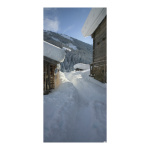 Banner "Mountain winter" paper - Material:  -...