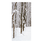 Motivdruck "Wald im Winter" aus Stoff   Info:...