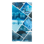 Banner "Winter collage" fabric - Material:  -...