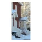 Banner "House in Winter" paper - Material:  -...