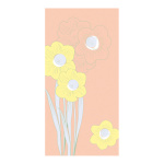 Banner "Flowers in Pastel" fabric - Material:...