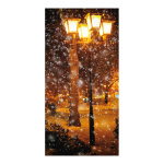 Banner "alley in the snow" papier - Material:...