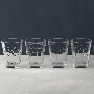 Dressed Up Wasserglas-Set Clear 4-teilig