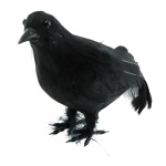 Crow out of styrofoam/feathers, standing     Size:...