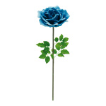 Rose  soie artificielle Color: bleu Size: Ø 37cm X...