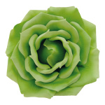 Tête de rose  soie artificielle Color: vert Size:...
