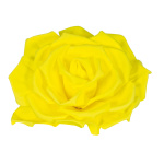 Tête de rose  80cm tige mousse Color: jaune Size:...
