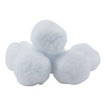 Boules de neige 6 Pcs./ sachets en ouate Color: blanc...