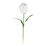 Tulipe en plastique/soie synthétique, avec tige...