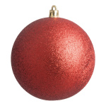 Boule de Noël rouge scintillant   Color:  Size:...
