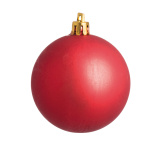 Christmas ball red matt 12 pcs./carton - Material:  -...