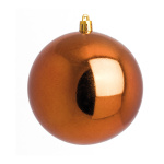 Christmas ball copper shiny 12 pcs./blister - Material:...