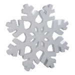 Snow flake  - Material: out of styrofoam - Color: white -...