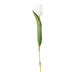 Tulipe sur tige en plastique/soie synthétique,...