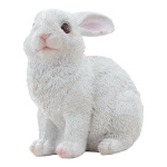 Rabbit out of polyresin, sitting     Size: 20x21,3x13,2cm...