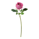 Rose en plastique/soie artificielle, flexible, effet...