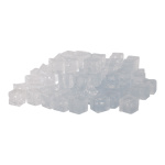 ice cubes 100 pcs in bag, out of plastic     Size: 1x1cm...