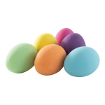 Easter eggs 6 pcs in bag, out of styrofoam     Size: 10cm...