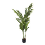 Palmier Areca 17 feuilles, en plastique/soie...